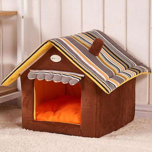 Plush Cabin Pet House