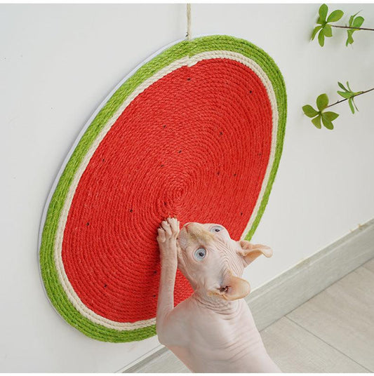 Watermelon Cat Scratch Mat: The Perfect Furniture Protector For Your Feline Friend
