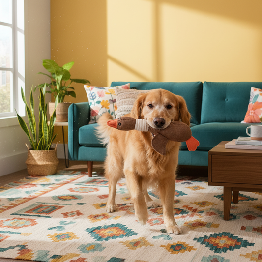 Duck Plushie Dog Toy