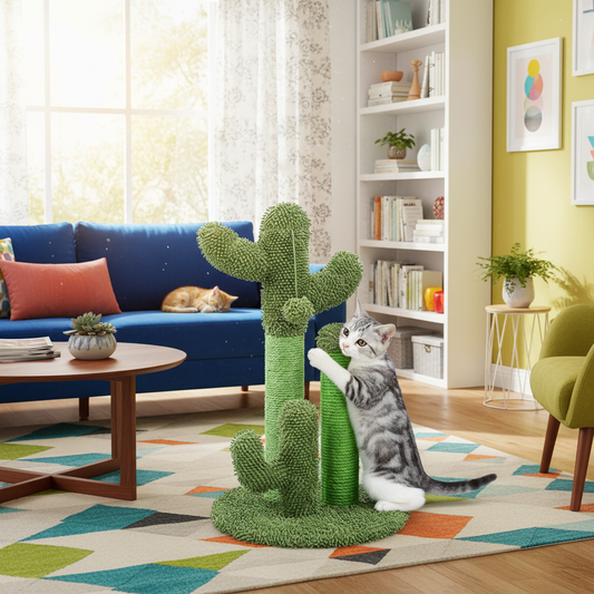 Cactus Scratching Tree