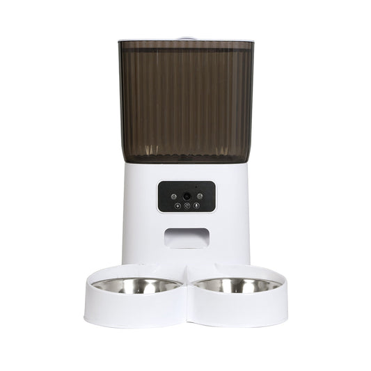 PaWz 5L Auto Pet Feeder Automatic Camera Wi-Fi White